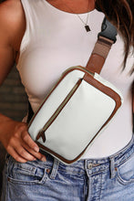 Load image into Gallery viewer, White Adjustable Strap Mini PU Leather Crossbody Bag