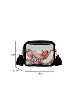 Load image into Gallery viewer, White Clear PVC Leather Strap Crossbody Bag