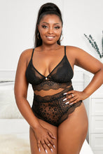 Load image into Gallery viewer, Plus Size Lace-up Ribbon Lace Bralette Set