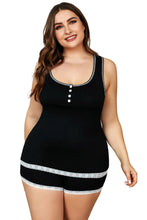 Load image into Gallery viewer, Scoop Neck Cami Shorts Plus Size PJ Set
